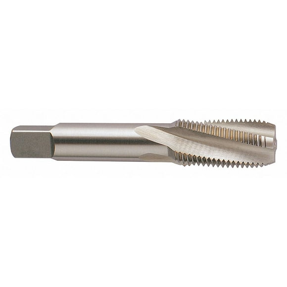 YG-1 K9 Series Vanadium Alloy HSS Spiral Pointed Tap Uncoated Finish Round Shank with Square End H3 Tolerance Bright 3/8-16 Thread Size Plug Chamfer YG-1 K9 Series Vanadium Alloy HSS Spiral Pointed Tap Uncoated Finish Round Shank with Square End H3 Tolerance Bright 3/8-16 Thread Size Plug Chamfer